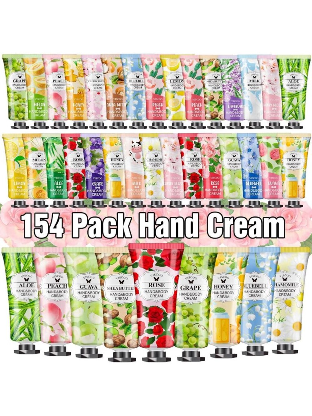 154 Pack Hand Cream Gift Set for Women - Perfect Teacher Appreciation Present